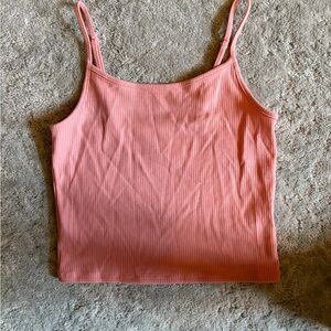 American Eagle Outfitters Pink Crop Camisole